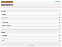 Tablet Screenshot of mecollectibles.com